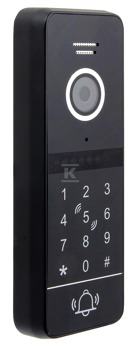 Kaseta zewnętrzna wideodomofonu "EURA" VDA-50C5 - jednorodzinna, czarna, kamera 1080p., czytnik RFID, szyfrator C53A150 - obrazek 3