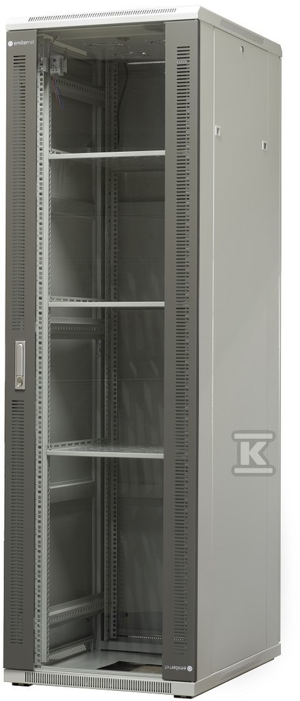 Szafa ramowa stojąca 19", 42U, 600x800x1980 EM/SH05D-6842 - obrazek 1