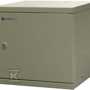 Szafa wisząca niedzielona 10 6U drzwi blacha 315x310x330mm RAL 7044 w komplecie półka i 6 śrub montażowych EM/SOHO-B-6U Szafa wisząca niedzielona 10 6U drzwi blacha 315x310x330mm RAL 7044 w komplecie półka i 6 śrub montażowych EM/SOHO-B-6U
