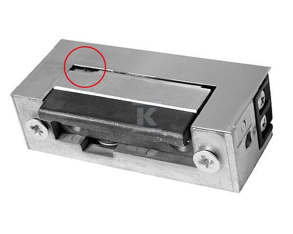 Rygiel elektromagnetyczny (elektrozaczep) RE-30G2 symetryczny z pamięcią 12V AC/DC G23A130 - obrazek 1