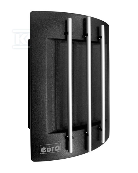 Gong drzwiowy dwutonowy "EURA" DB-60G7 ~230V AC czarny G71A360 - obrazek 2