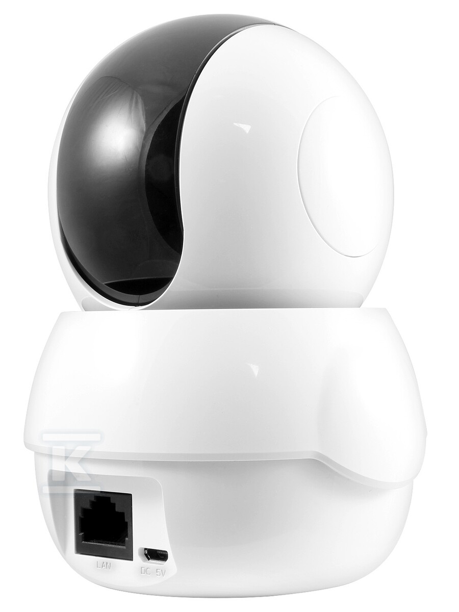 Kamera IP WiFi "EURA" IC-80H3 - bezprzewodowa, wewnętrzna, PT, 2.0 MPx, obsługa kart SD H31D180 - obrazek 2