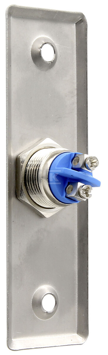 Przycisk opuszczenia posesji "EURA" PB-02H5 - podtynkowy, stop aluminium, wąski, DC 12V H53A702 - obrazek 3