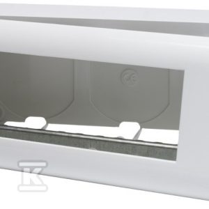 Obudowa natynkowa 6-modułowa do osprzętu 45×45 OBUK-6/M Obudowa natynkowa 6-modułowa do osprzętu 45×45 OBUK-6/M