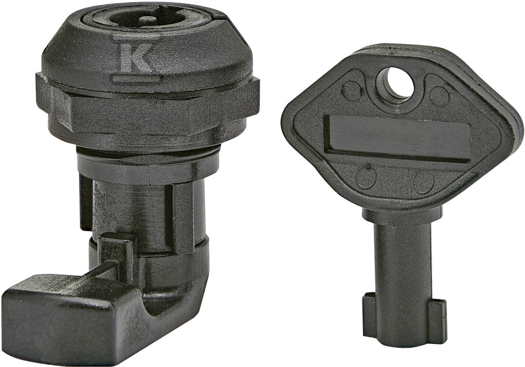 Zamek dwupiórkowy z kluczem EPC-DL10 001102632 - obrazek 1