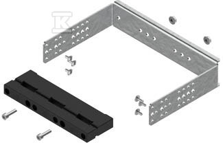 Wspornik z nośnikiem BBS 3-bieg. szerokość 1 (250), do szyn prądowych o rozstawie 60mm, montaż szyn w pionie na WP-A/WP-T LG-B60-V1 P3 001341700 - obrazek 1