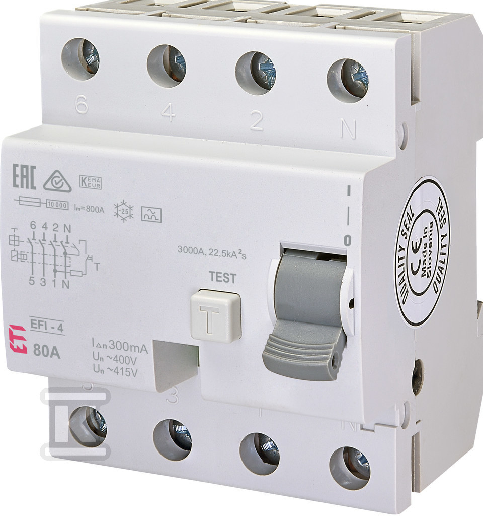 Wyłącznik różnicowoprądowy EFI-4 A 80/0.3 002064545 - obrazek 1