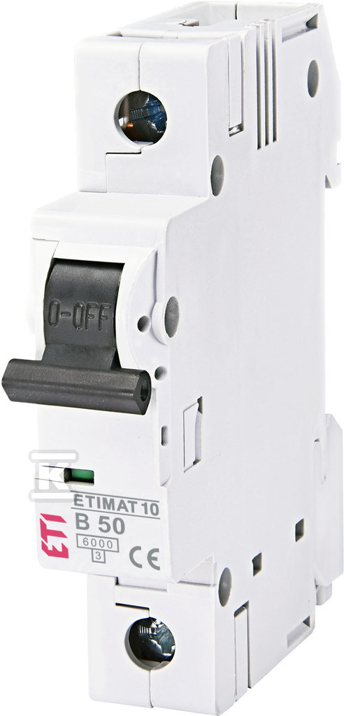 Wyłącznik nadprądowy ETIMAT 10 1p B50 6kA 002121721