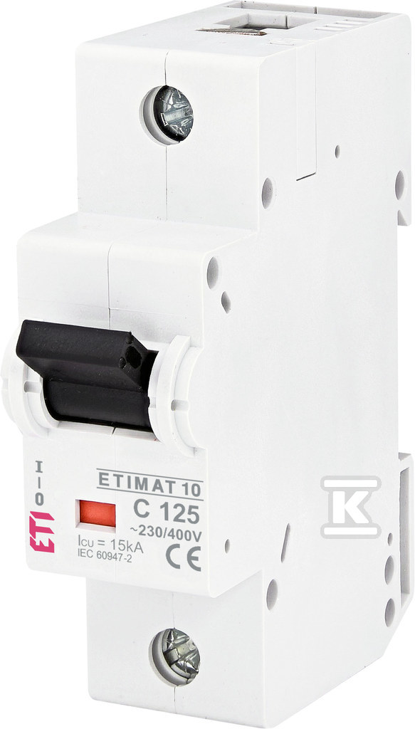 Wyłącznik nadprądowy ETIMAT 10 1P C125 002131733