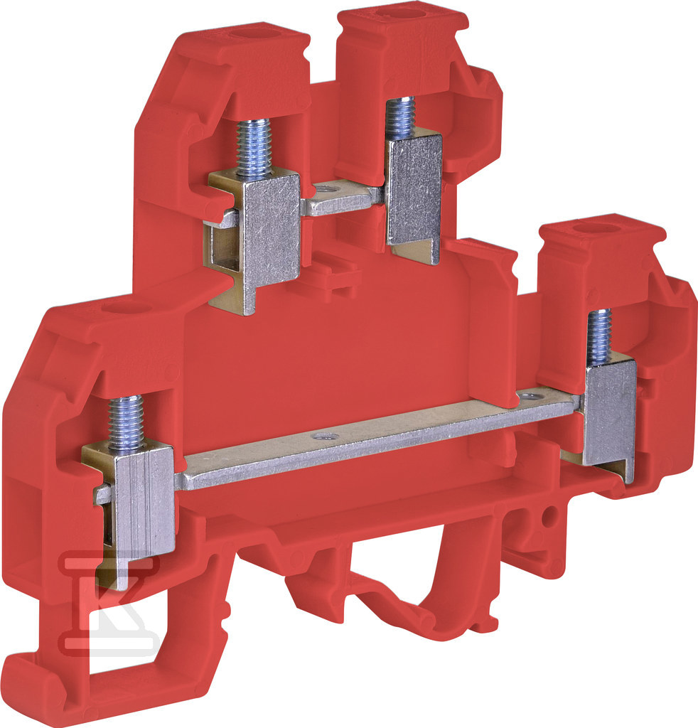 Złączka gwintowa piętrowa, plus 4 mm2 (czerwona) VS 4 NA + 003901279 - obrazek 1