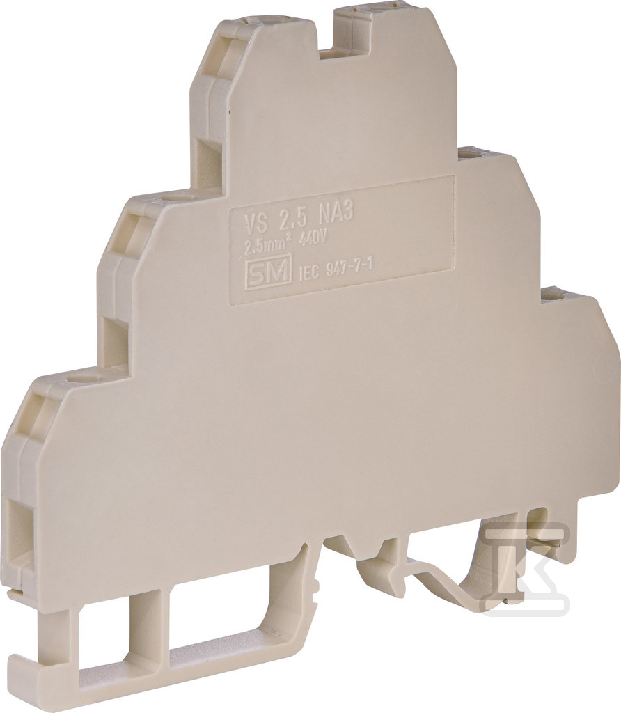 Złączka gwintowa 3piętrowa (2,5 mm2) VS 2,5 NA 3 003901320 - obrazek 1