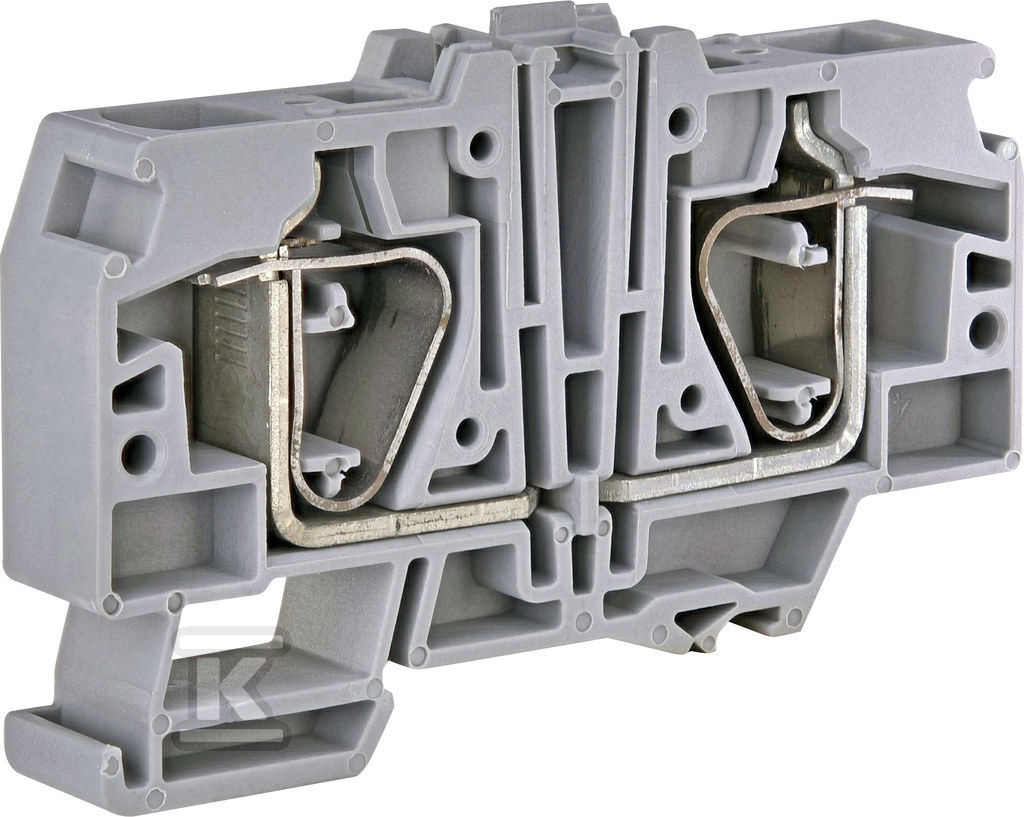 Złączka sprężynowa 16 mm2 zasilająca dwu potencjałowa (szara) ESP-HMR.16/D 003903179 - obrazek 1