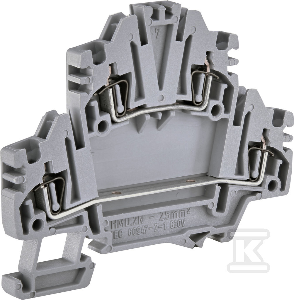 Złączka sprężynowa 2-poziomowa 2,5 mm2 (szara) ESP2-HMD.2N 003903184 - obrazek 1