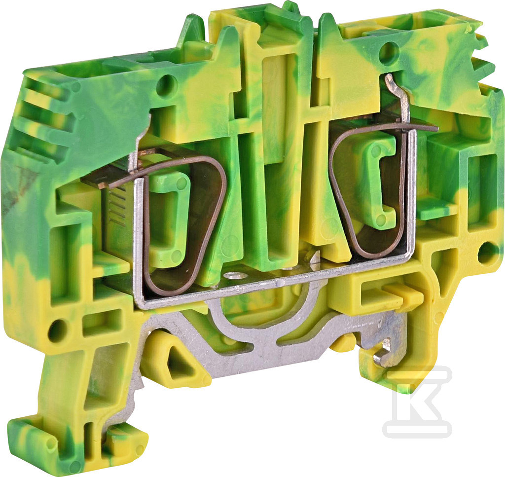 Złączka sprężynowa ochronna 6 mm2 (żółto-zielona) ESP-HTE.6 003903193 - obrazek 1