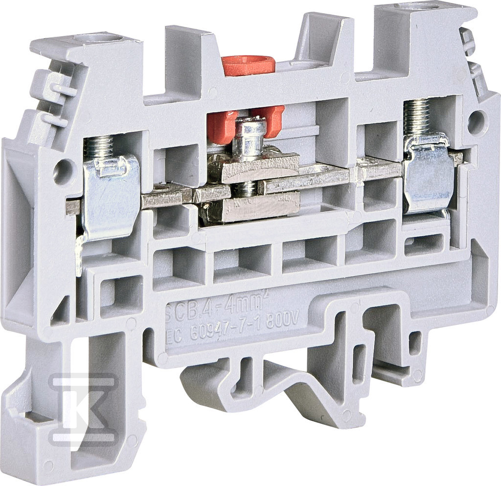 Złączka gwintowa pomiarowa rozłączalna (szara) 4 mm2 ESC-SCB.4 003903218 - obrazek 1