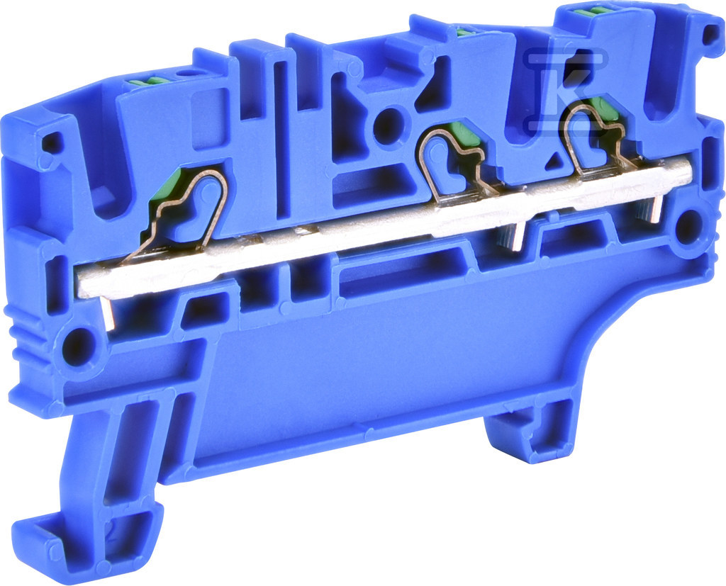 Złączka sprężynowa 2,5 mm2 PUSH-IN (niebieska) ESH-EFC.2/1+2B 003903254 - obrazek 1