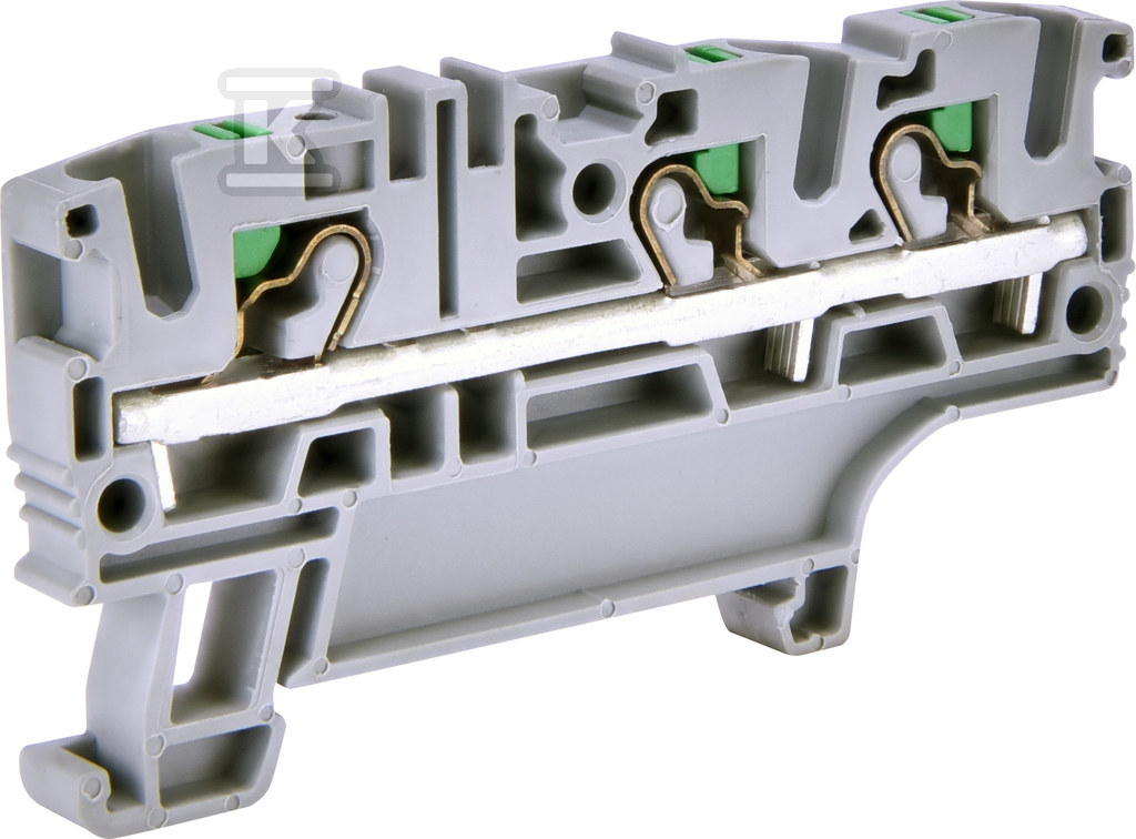 Złączka sprężynowa 4 mm2 PUSH-IN (szara) ESH-EFC.4/1+2 003903257 - obrazek 1