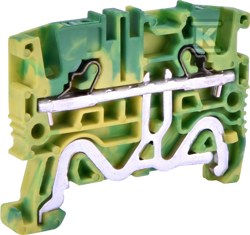 Złączka sprężynowa ochronna 2,5 mm2 (żółto-zielona) ESH-EFCE.2 003903273 - obrazek 1