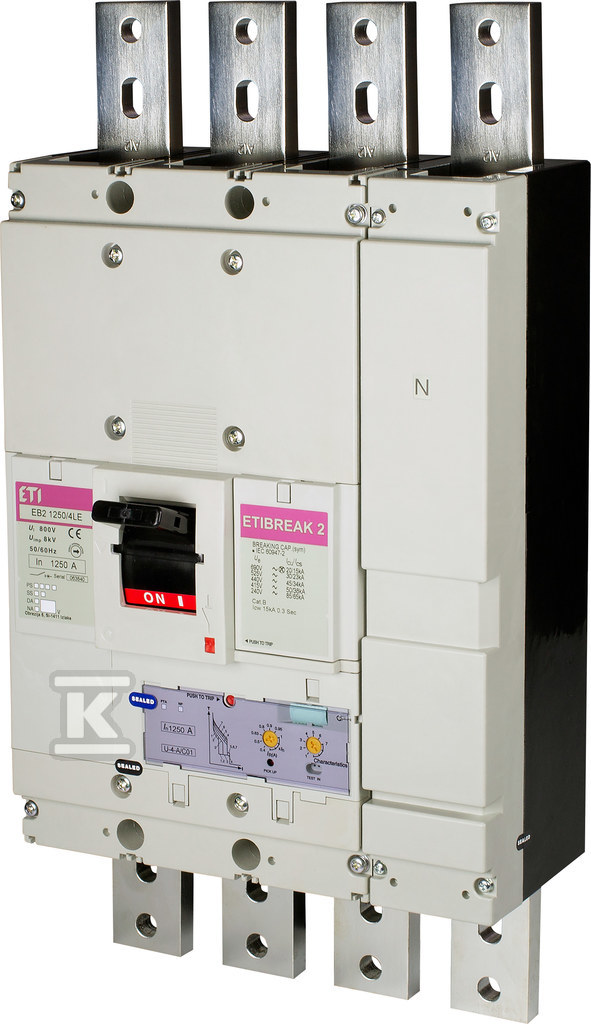Wyłącznik mocy 4P, 100kA, wyzw. elektroniczny EB2 1600/4E-FC 1600A 4P APGN 004672262 - obrazek 1