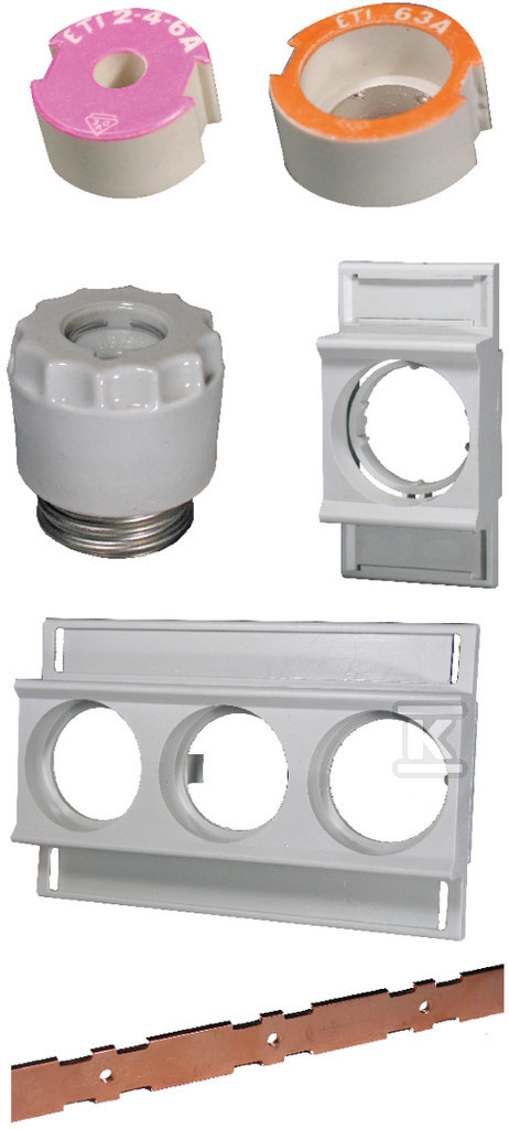 Zacisk neutralny (16mm2) na szynę mostkującą EZR EZR 16 002923040