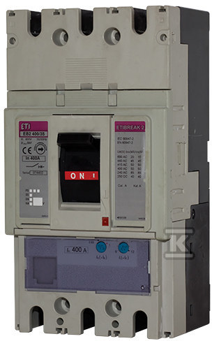 Wyłącznik mocy 4P, 50kA, wyzw. TM EB2 400/4S 250A 4P 004671103