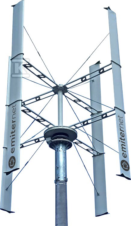 Turbina wiatrowa o mocy 1500W. System pracy On Grid/ Off Grid HIP-TURBINA1500