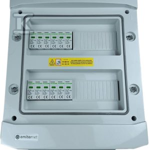 Rozdzielnica DC hermetyczna IP65 EMITER z ogranicznikiem przepięć DC Noark 1000V typu 2, 4x MPPT EM-103N_DC Rozdzielnica DC hermetyczna IP65 EMITER z ogranicznikiem przepięć DC Noark 1000V typu 2, 4x MPPT EM-103N_DC
