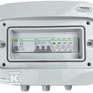 Rozdzielnica AC hermetyczna IP65 EMITER z ogranicznikiem przepięć AC Noark typ 2, 10A 3-F EM-296N_AC Rozdzielnica AC hermetyczna IP65 EMITER z ogranicznikiem przepięć AC Noark typ 2, 10A 3-F EM-296N_AC