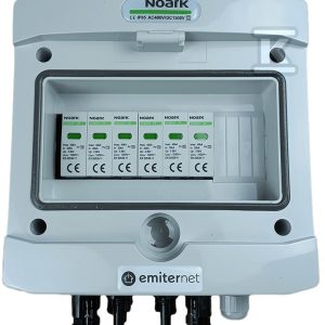 Rozdzielnica DC hermetyczna IP65 EMITER z ogranicznikiem przepięć DC Noark 1000V typu 2, 2x MPPT EM-2N_DC Rozdzielnica DC hermetyczna IP65 EMITER z ogranicznikiem przepięć DC Noark 1000V typu 2, 2x MPPT EM-2N_DC