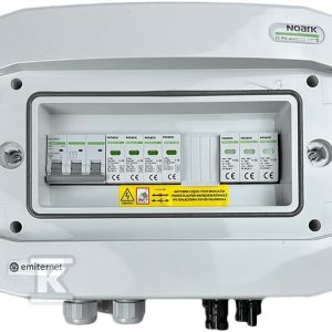 Rozdzielnica DCAC hermetyczna IP65 EMITER z ogranicznikiem przepięć DC Noark 1000V typu 2, 1 x MPPT / ogr. AC Noark typ 2, 16A 3-F EM-40N_DCAC Rozdzielnica DCAC hermetyczna IP65 EMITER z ogranicznikiem przepięć DC Noark 1000V typu 2, 1 x MPPT / ogr. AC Noark typ 2, 16A 3-F EM-40N_DCAC