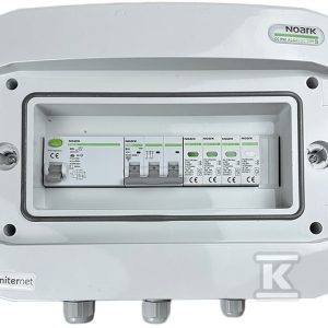 Rozdzielnica AC hermetyczna IP65 EMITER z ogranicznikiem przepięć AC Noark typ 1+2, 10A 3-F EM-446N_AC Rozdzielnica AC hermetyczna IP65 EMITER z ogranicznikiem przepięć AC Noark typ 1+2, 10A 3-F EM-446N_AC