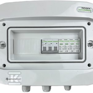Rozdzielnica AC hermetyczna IP65 EMITER z ogranicznikiem przepięć AC Noark typ 2, 25A 3-F EM-99N_AC Rozdzielnica AC hermetyczna IP65 EMITER z ogranicznikiem przepięć AC Noark typ 2, 25A 3-F EM-99N_AC
