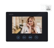 Monitor "EURA" VDA-42A3 "CONNECT+" - czarny, 7", otwieranie 2 wejść, AHD A33A149 - obrazek 1