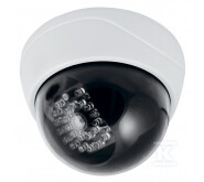 Atrapa kamery „EL HOME” AK-08B3 – wewnętrzna, kopułkowa, biała, czujnik zmierzchowy, IR B31B118