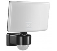 Naświetlacz LED z czujnikiem ruchu „EL HOME” ML-40B7 Black – zewnętrzna, czujniki zmierzchowy i PIR, 30W, IP65, 240°, AC 230V B71A941