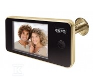 Wideo-wizjer do drzwi "EURA" VDP-01C1 ERIS Złoty 3,2" LCD C11A102 - obrazek 1