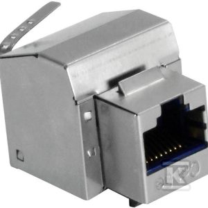 Gniazdo teleinformatyczne RJ45 STP kat.5e keystone niebieskie 25x21x39mm złącze IDC-LSA DCN/FA-682MKSF-8-C5E Gniazdo teleinformatyczne RJ45 STP kat.5e keystone niebieskie 25x21x39mm złącze IDC-LSA DCN/FA-682MKSF-8-C5E