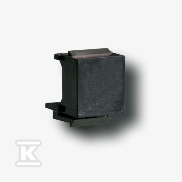 Zaślepka do panelu modularnego DCN/3012KNL-BLCAT6A-P, czarna, (kpl. 4szt.) DC/3020BS-0N-BK