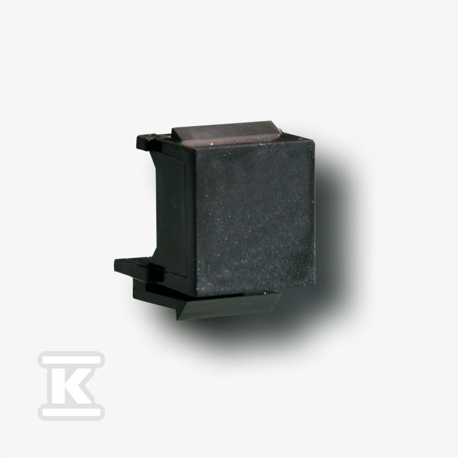Zaślepka do panelu modularnego DCN/3012KNL-BLCAT6A-P, czarna, (kpl. 4szt.) DC/3020BS-0N-BK - obrazek 1