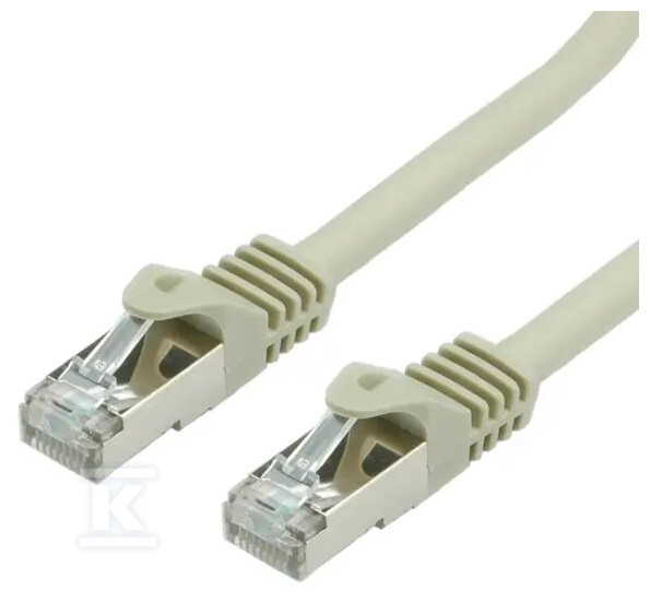 Kabel krosowy EmiterNet SFTP kat.6A LSOH 3 m szary EM/PC-SFTP6ALSOH-3M