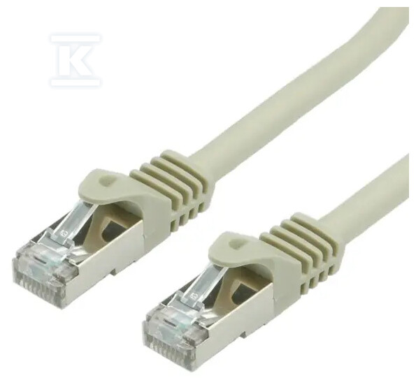 Kabel krosowy EmiterNet SFTP kat.6A LSOH 2 m szary EM/PC-SFTP6ALSOH-2M