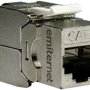 Gniazdo STP RJ 45 kat. 6 keystone biały EM/FA-SQKSST1-C6 Gniazdo STP RJ 45 kat. 6 keystone biały EM/FA-SQKSST1-C6
