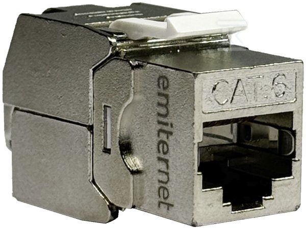 Gniazdo STP RJ 45 kat. 6 keystone biały EM/FA-SQKSST1-C6
