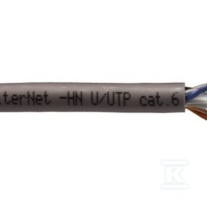 Kabel Emiter Net U/UTP kat. 6 450 MHz B2ca LS0H, drut 4 x 2 x 23 AWG K/EMITERNET-UTP6LS0HB2CA. Kabel Emiter Net U/UTP kat. 6 450 MHz B2ca LS0H, drut 4 x 2 x 23 AWG K/EMITERNET-UTP6LS0HB2CA.