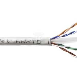 Kabel Emiter Net UTP (U/UTP) kat. 6 450 MHz, drut, standard, PVC, szary K/EMITERNET-UTP6PVC-STD. Kabel Emiter Net UTP (U/UTP) kat. 6 450 MHz, drut, standard, PVC, szary K/EMITERNET-UTP6PVC-STD.