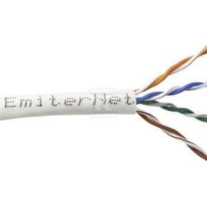 Kabel Emiter Net UTP (U/UTP) kat.5e 350 MHz,drut 4 x 2 x 24 AWG K/EMITERNET-UTP5EPVC. Kabel Emiter Net UTP (U/UTP) kat.5e 350 MHz,drut 4 x 2 x 24 AWG K/EMITERNET-UTP5EPVC.