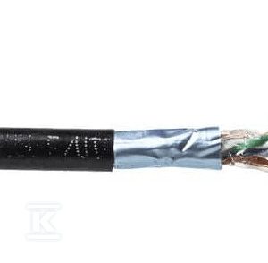 Kabel EmiterNet zewnętrzny żelowany FTP (F/UTP) kat.6 żel, drut 4x2x0,57 PE+GEL K/EMITERNET-FTP6OUT-GEL. Kabel EmiterNet zewnętrzny żelowany FTP (F/UTP) kat.6 żel, drut 4x2x0,57 PE+GEL K/EMITERNET-FTP6OUT-GEL.