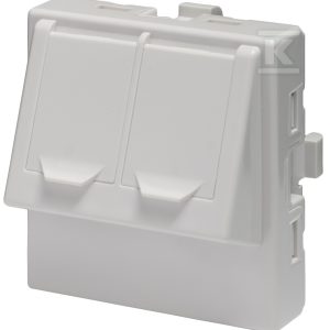 Adapter dwumodułowy podwójny kątowy 2xRJ45 EM/AD-RWDT-2K Adapter dwumodułowy podwójny kątowy 2xRJ45 EM/AD-RWDT-2K