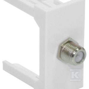 Gniazdo F (F/F) 22,5x45mm FU/FA-2420-RF Gniazdo F (F/F) 22,5x45mm FU/FA-2420-RF
