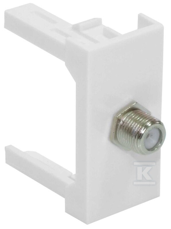 Gniazdo F (F/F) 22,5x45mm FU/FA-2420-RF - obrazek 1